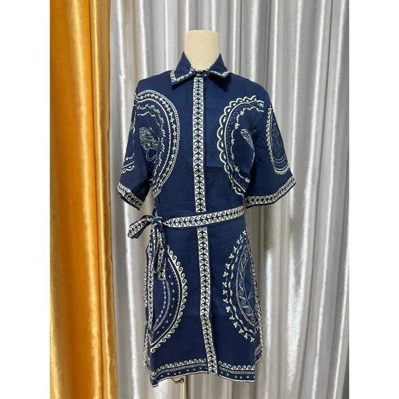 ALEMAIS Oceane Mini Shirtdress - Picture 2 of 11